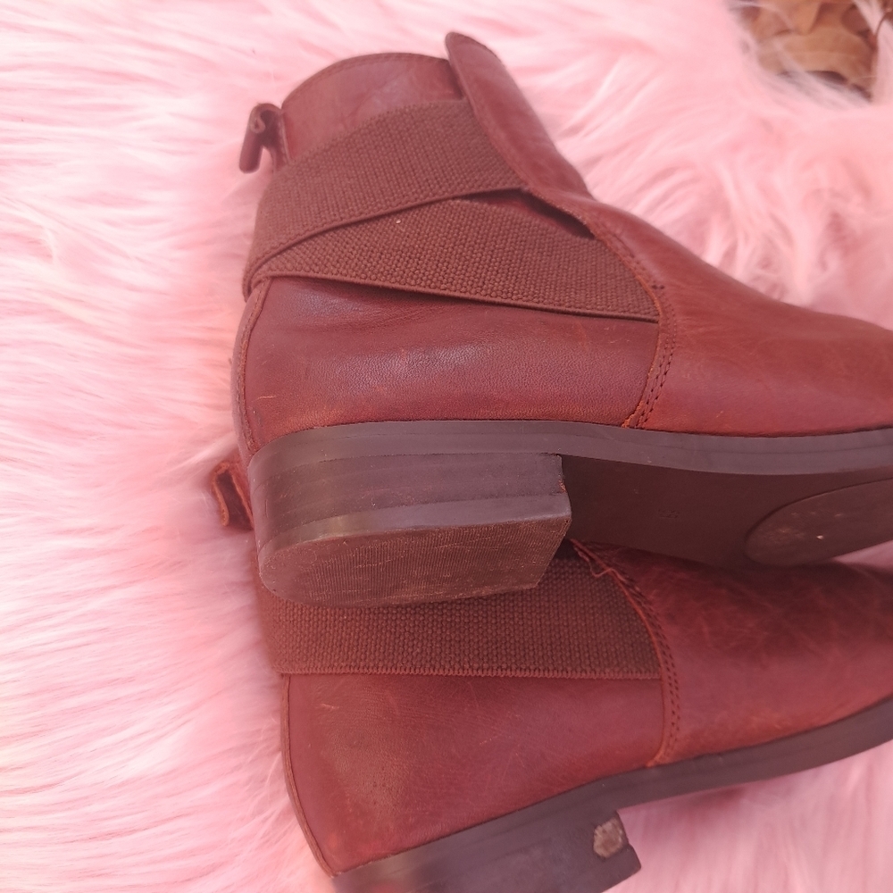 LAUREN Ralph Lauren Kaliyah Leather‎ Ankle Boot GUC Size 6B - Picture 8 of 16